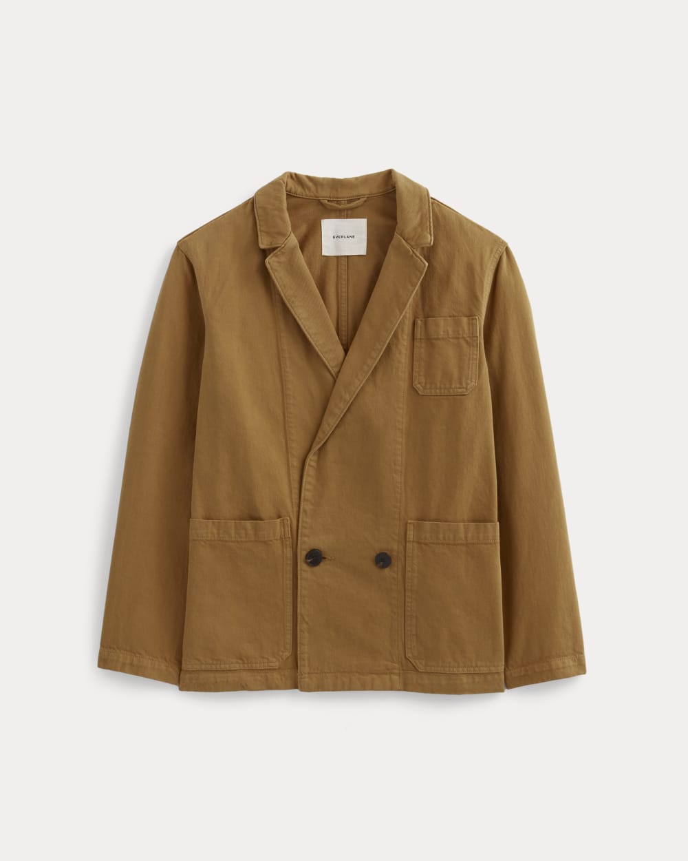 Alternative view of The Denim Chore Blazer | Garment-Dyed Neutral
