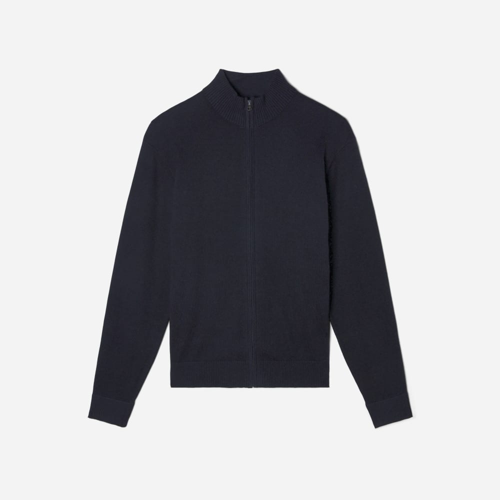 Alternative view of The No-Sweat Full Zip Sweater | New Black