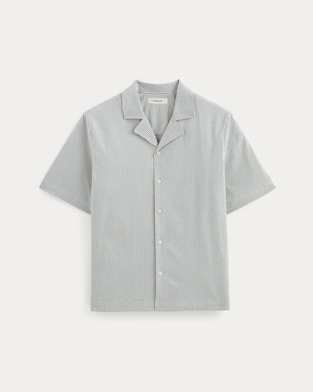 Alternative view of The Seersucker Resort Shirt | Dutch Blue / Natural