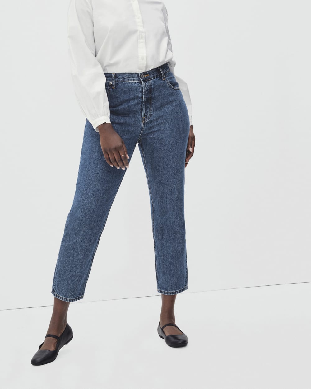 The '90s Cheeky Hourglass Jean | Medium Blue Wash | 28.5" Inseam - Image 3