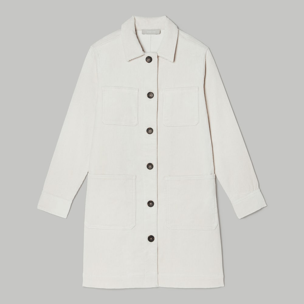 Alternative view of The Corduroy Long Shirt Jacket | Sandstone