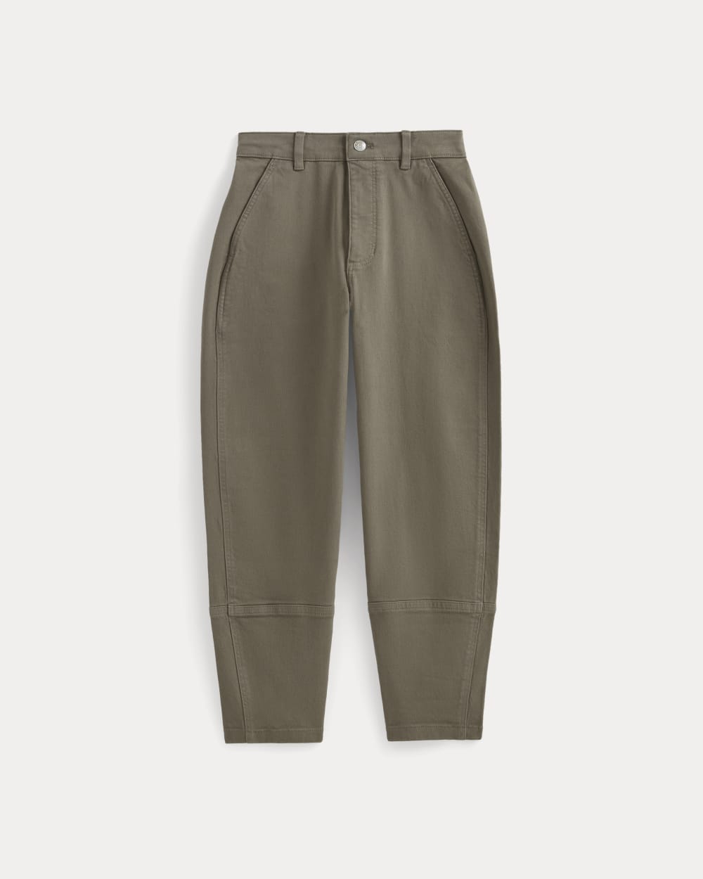 Alternative view of The Utility Barrel Pant | Taupe | Regular