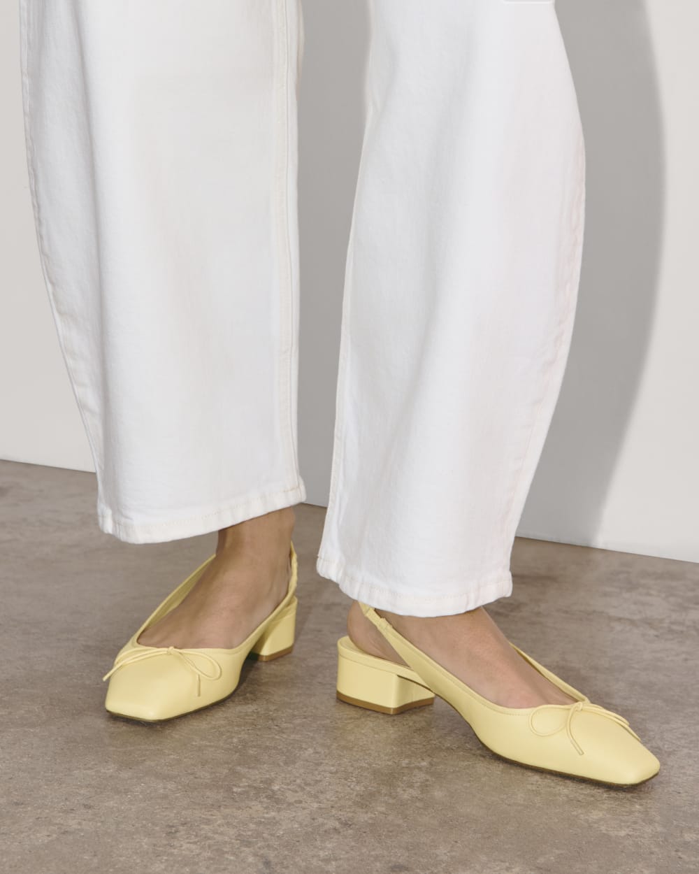 Alternative view of The Ballet Slingback Heel | Straw