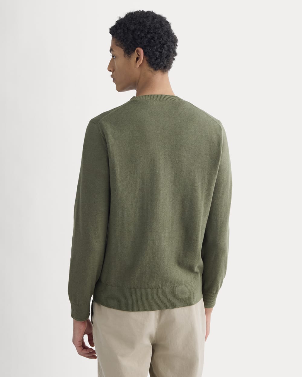 The No-Sweat Sweater | Uniform | Heathered Olive Night - Image 5