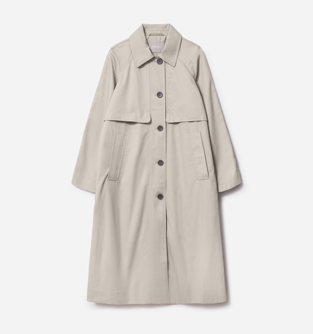 Alternative view of The Long Mac Coat | Stone