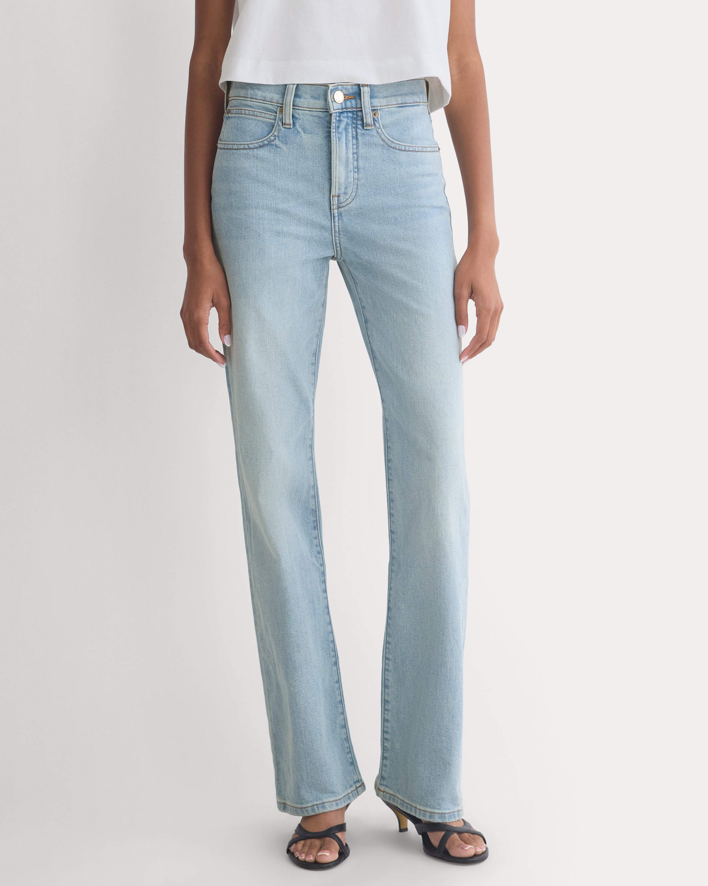High-Rise Slim Bootcut Jean | Light Indigo - Image 3