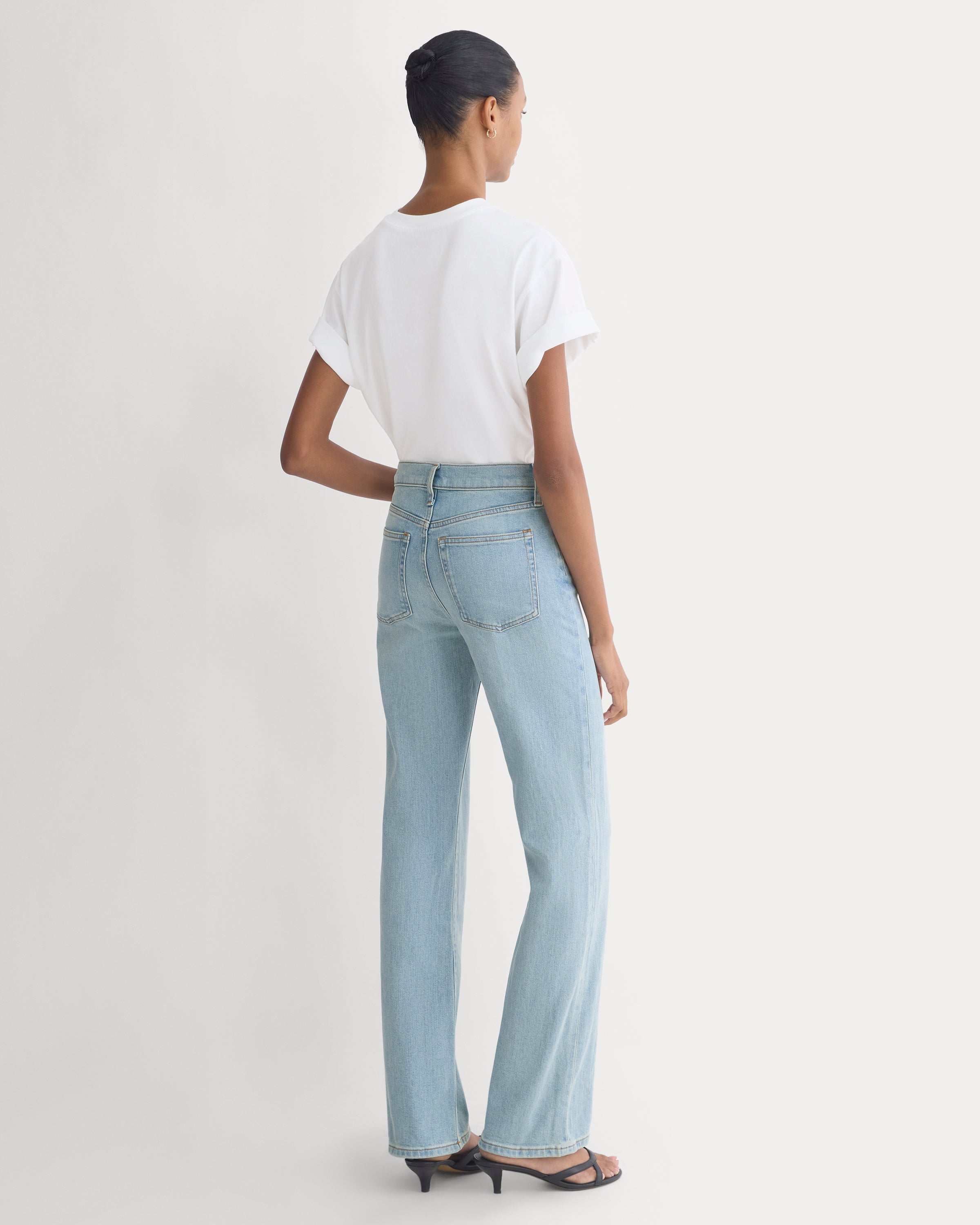 High-Rise Slim Bootcut Jean | Light Indigo - Image 5
