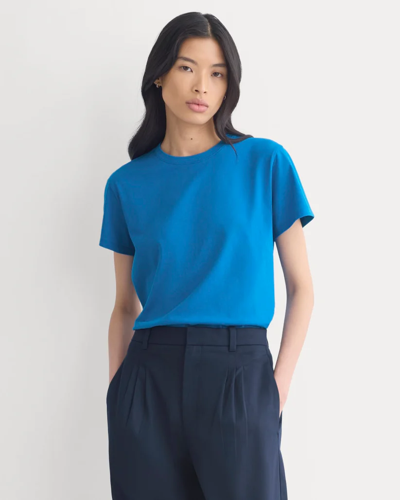 The Box-Cut Tee in Essential Cotton