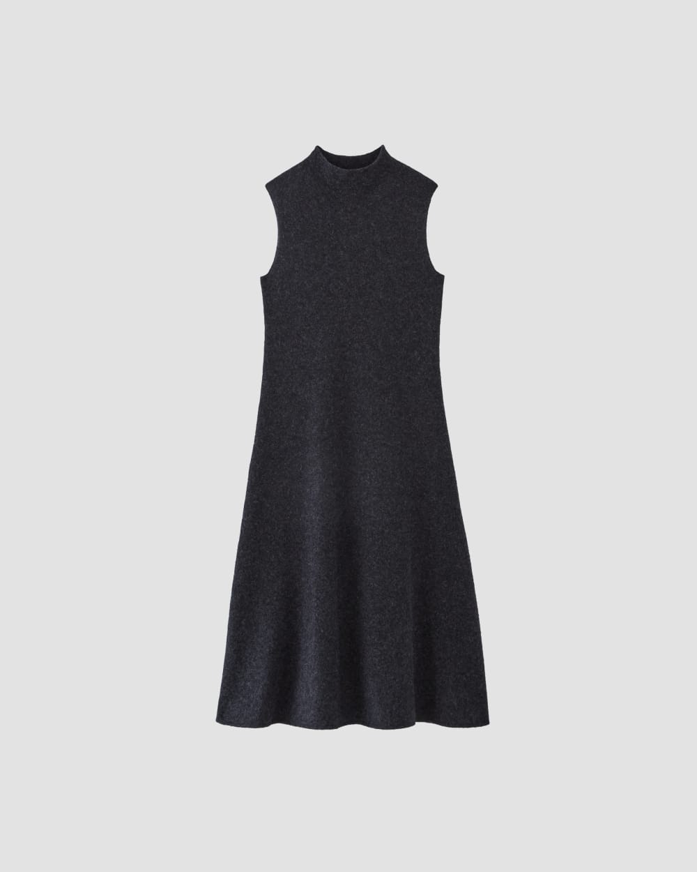 Alternative view of The Cozy-Stretch Sleeveless Midi Dress | Charcoal