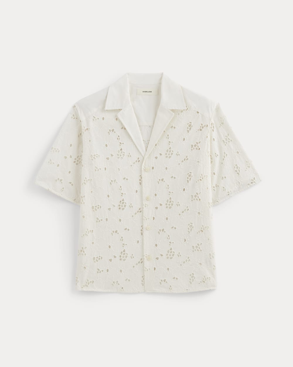 Alternative view of The Eyelet Camp Shirt | Bone