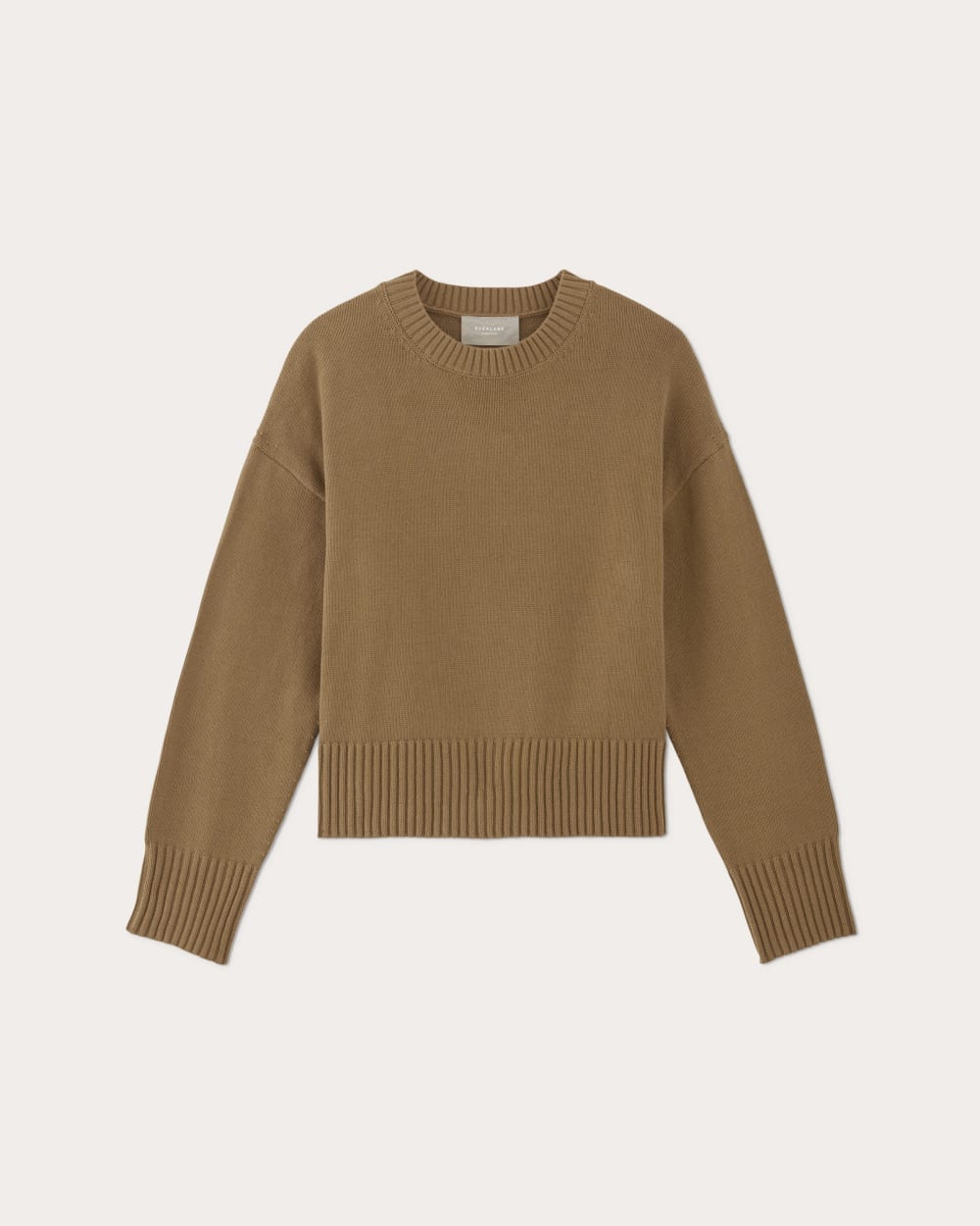 Alternative view of The Boxy Sweater In Everyday Cotton | Toasted Coconut