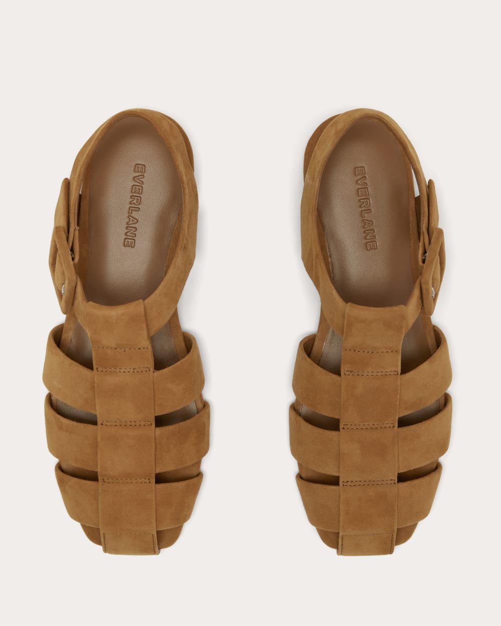 Alternative view of The Day Fisherman Sandal | Saddle Brown Suede