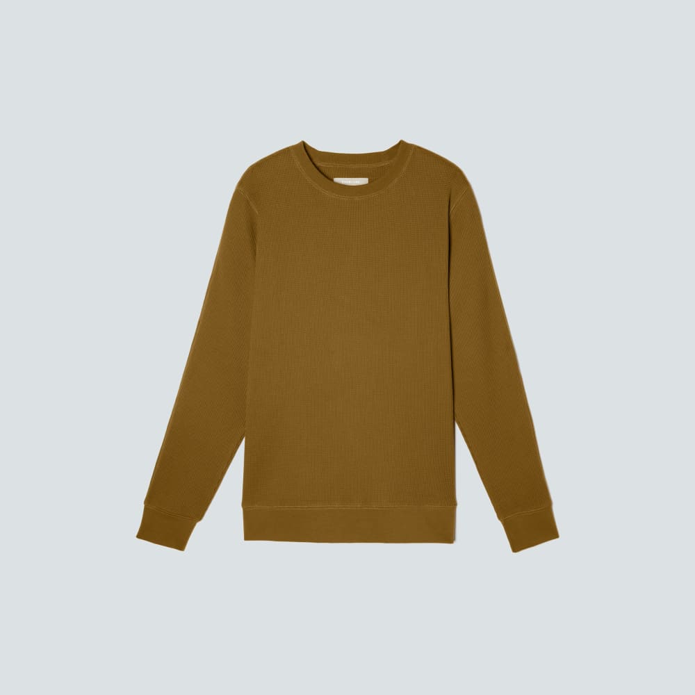 Alternative view of The Waffle Long-Sleeve Crew Tee | Tapenade