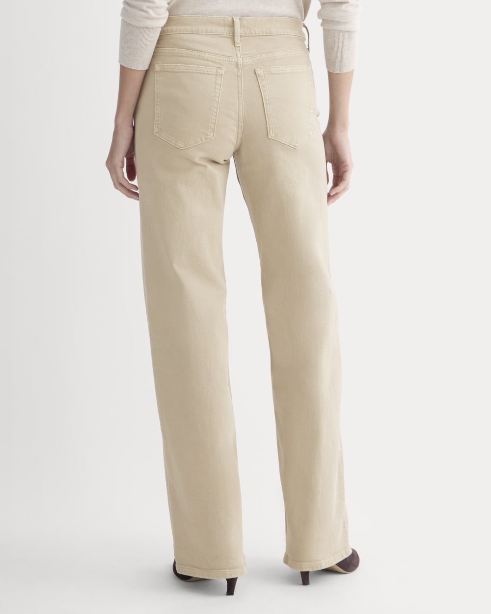 The Column Jean | Garment-Dyed Tan | 33" Inseam - Image 5