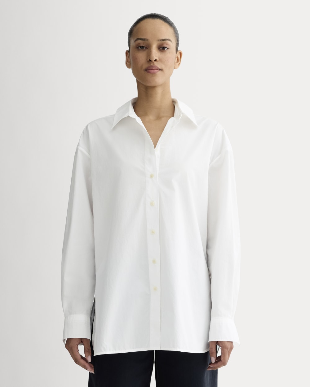The Boyfriend Shirt In Ultrasoft Cotton | White