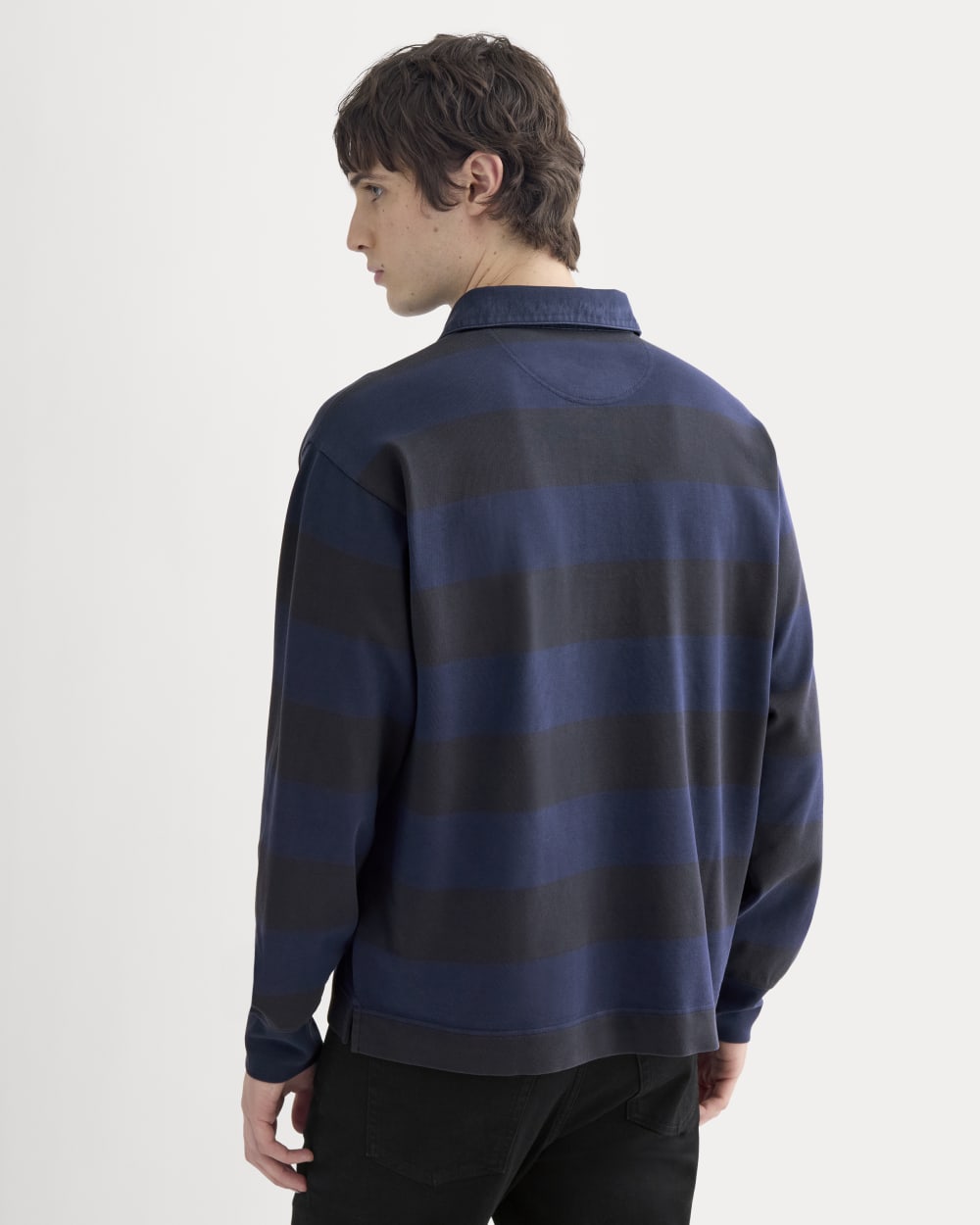 Vintage Rugby Pullover | Navy / Black - Image 5