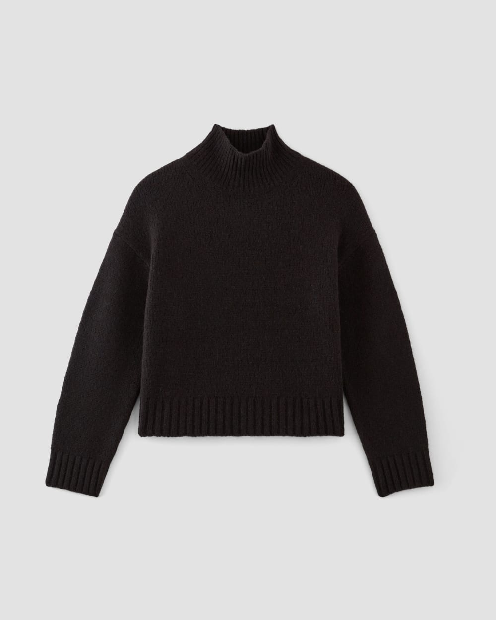 Alternative view of The Cloud Oversized Turtleneck | Black