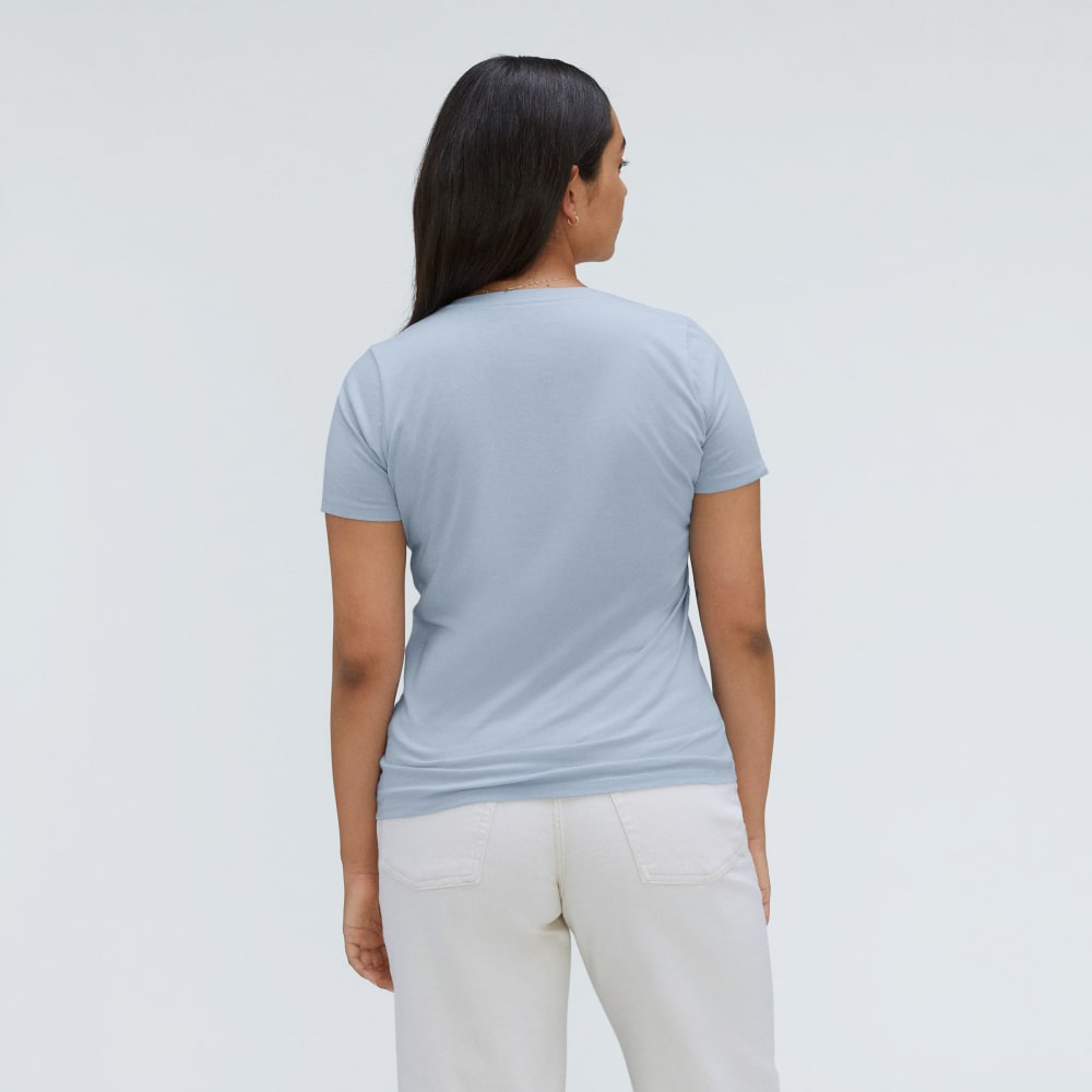 The Organic Cotton V-Neck | Mist - Image 3