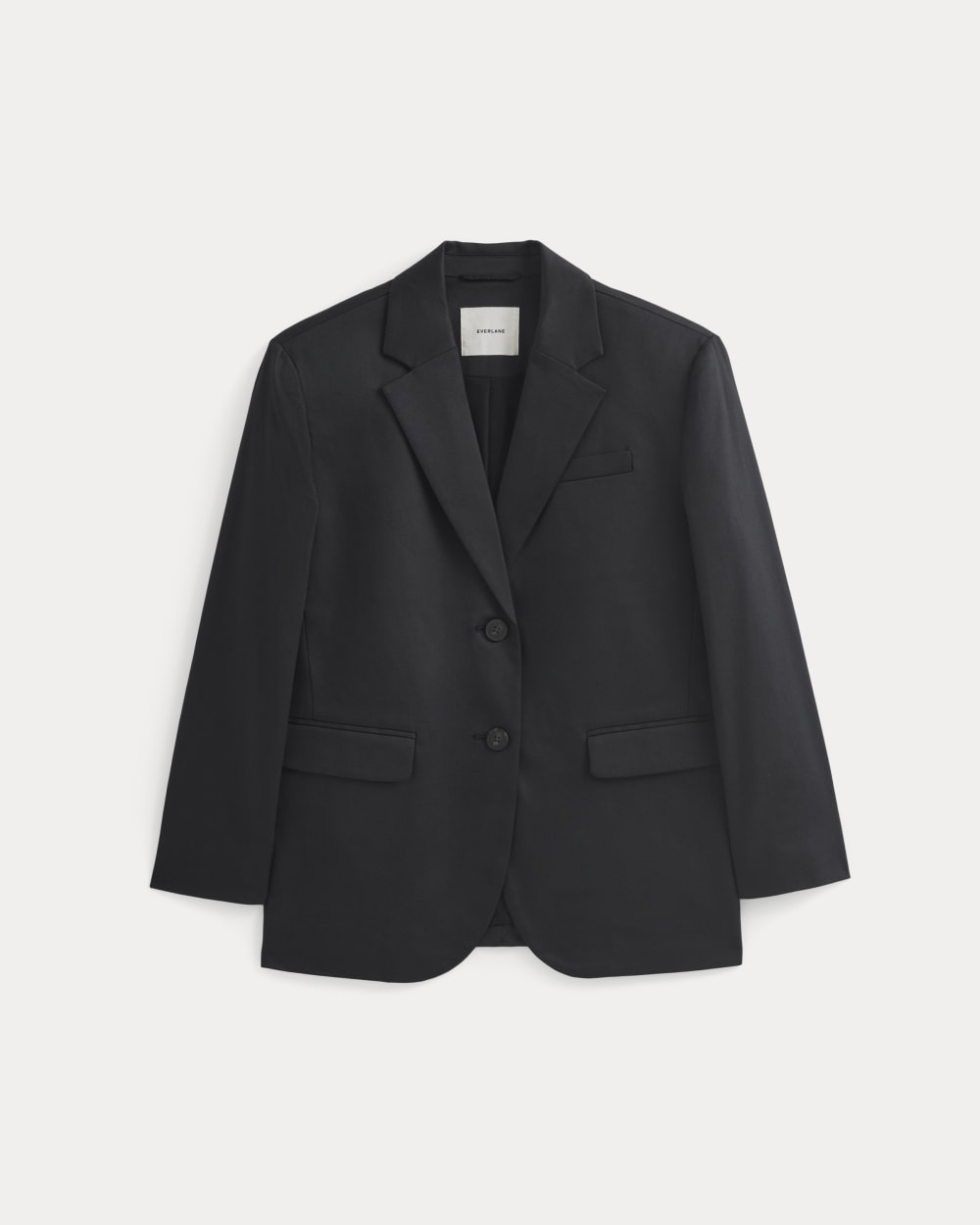 Alternative view of Tailored Drape Blazer | Black