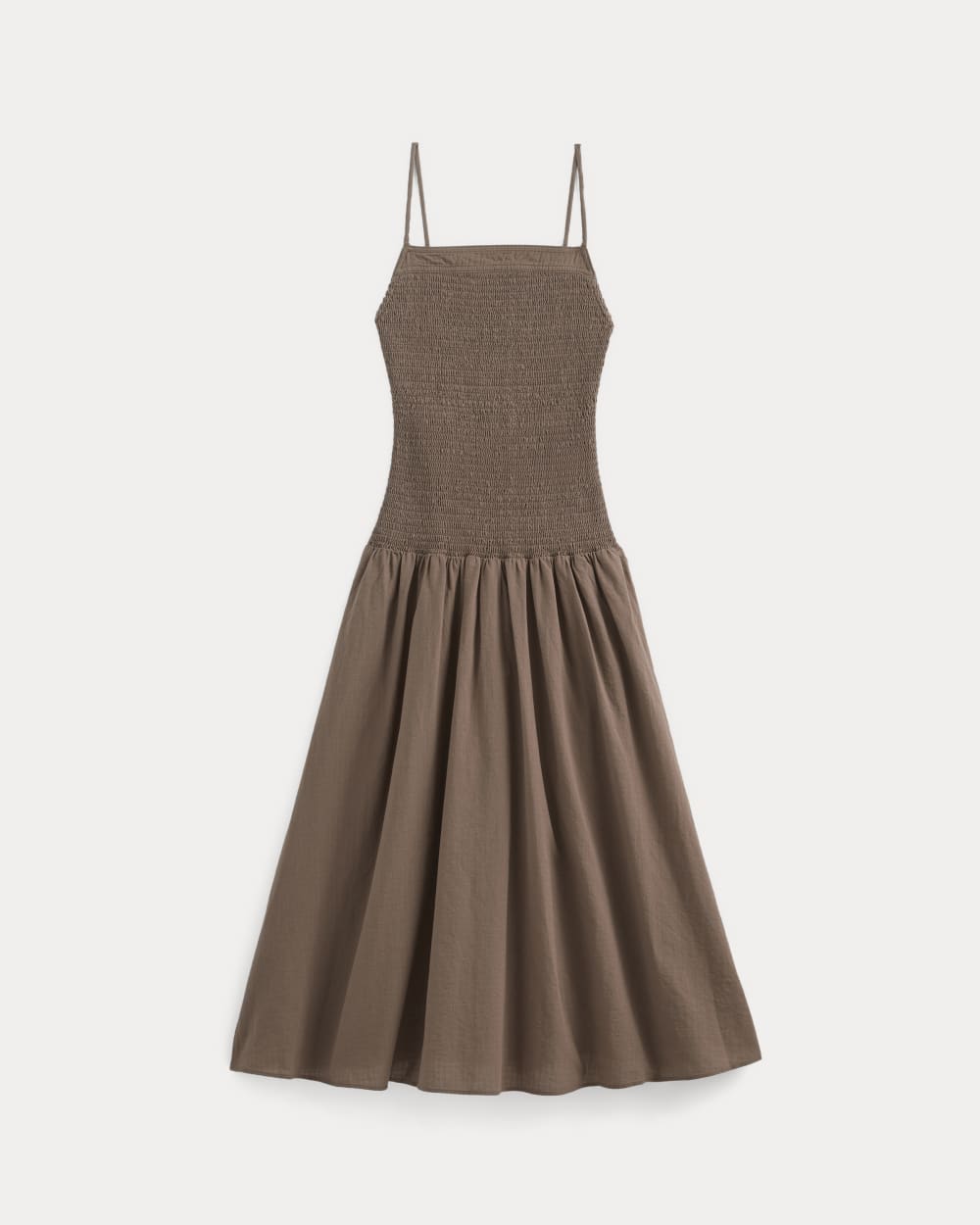 Alternative view of The Gauze Open-Back Dress | Mocha