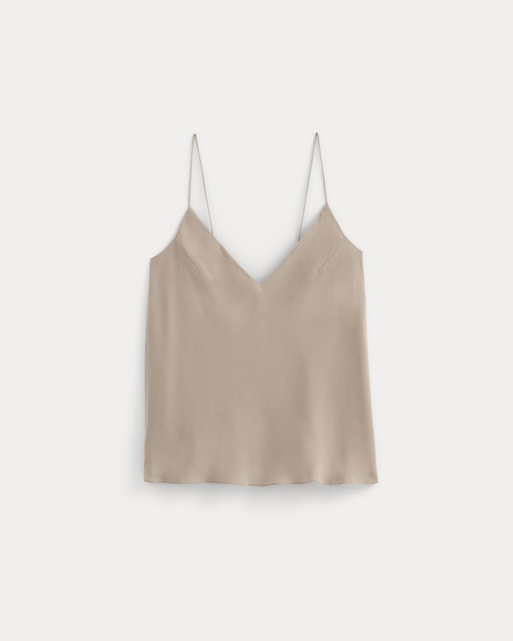 Alternative view of The Tie Back Cami In Washable Silk | Burnt Sugar