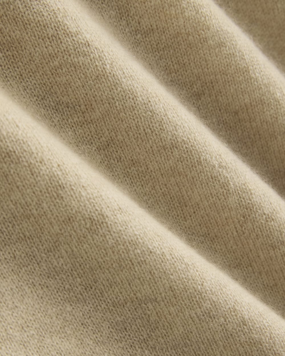 The Classic V In Cashmere | Heather Light Camel - Image 6