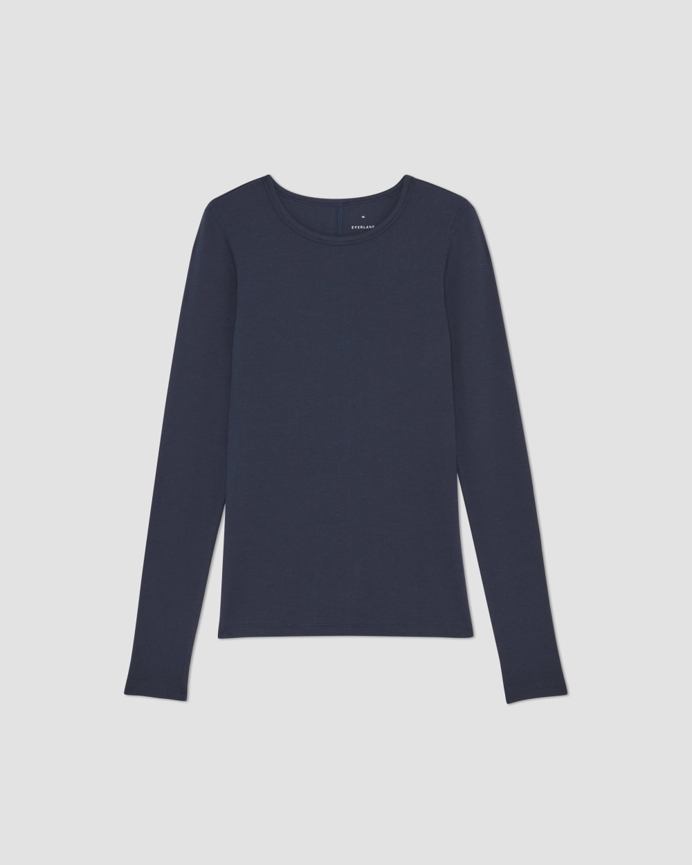 Alternative view of The Luxe Rib Long-Sleeve Crew | Navy