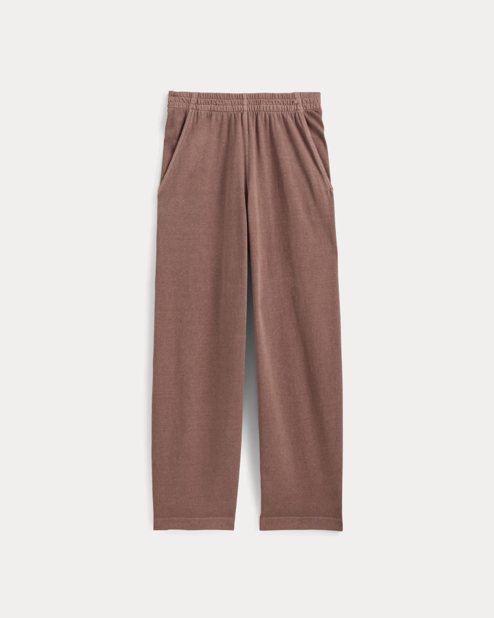 Alternative view of The Off-Duty Barrel Pant | Brown Garment Dye