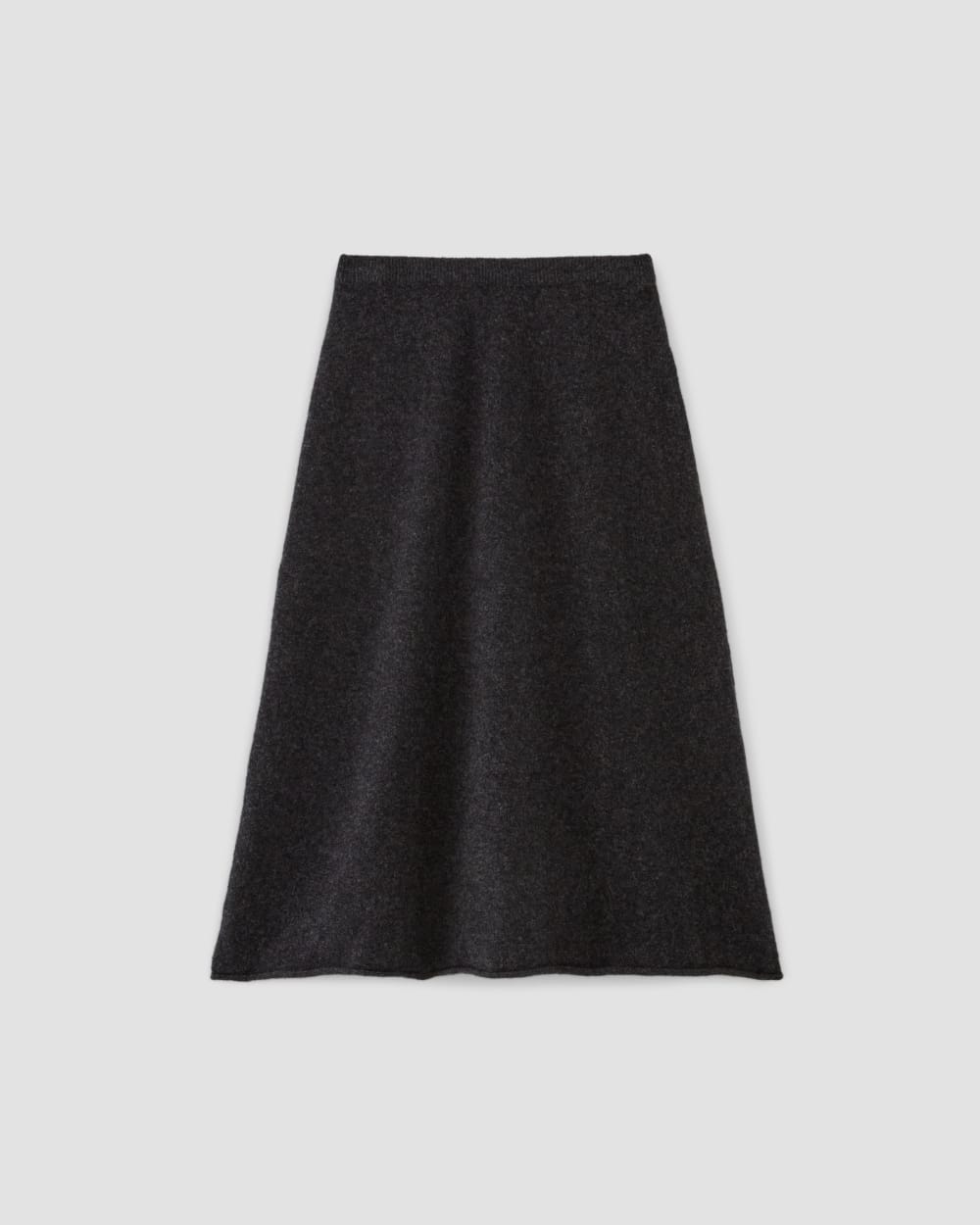 Alternative view of The Cozy-Stretch Skirt | Charcoal