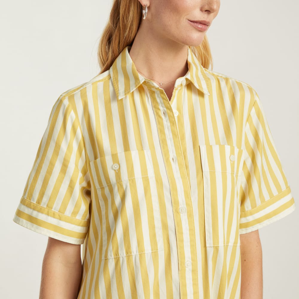 Alternative view of The Daytripper Dress | Cream Gold / Canvas