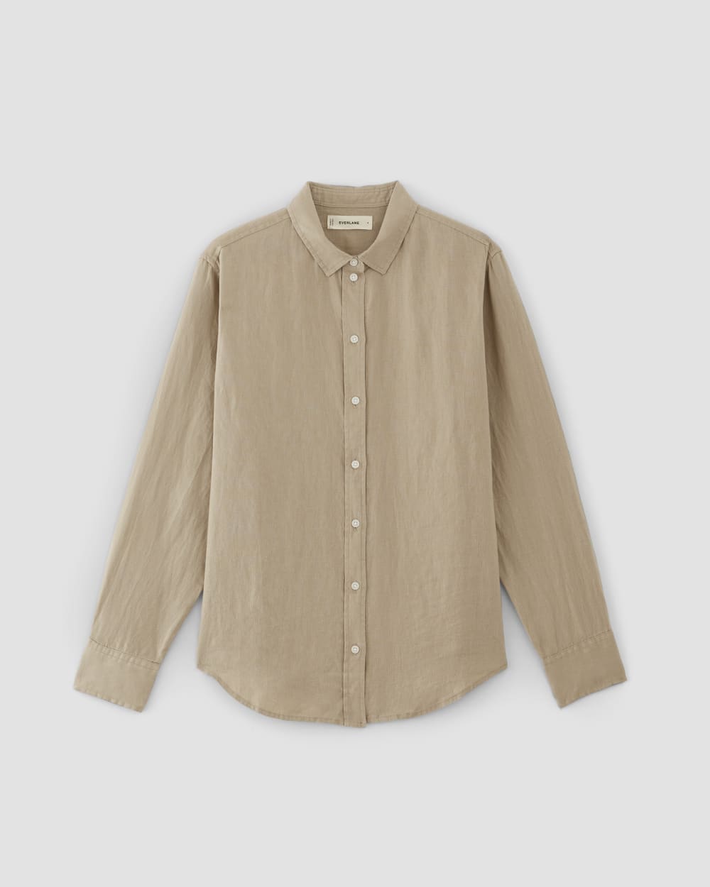 Alternative view of The Must-Have Shirt In Linen | Trench Coat Khaki