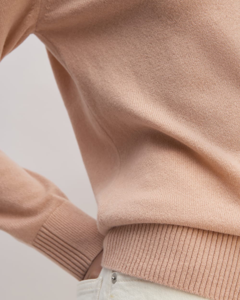 The Classic Crew In Cashmere | Blush Pink - Image 5