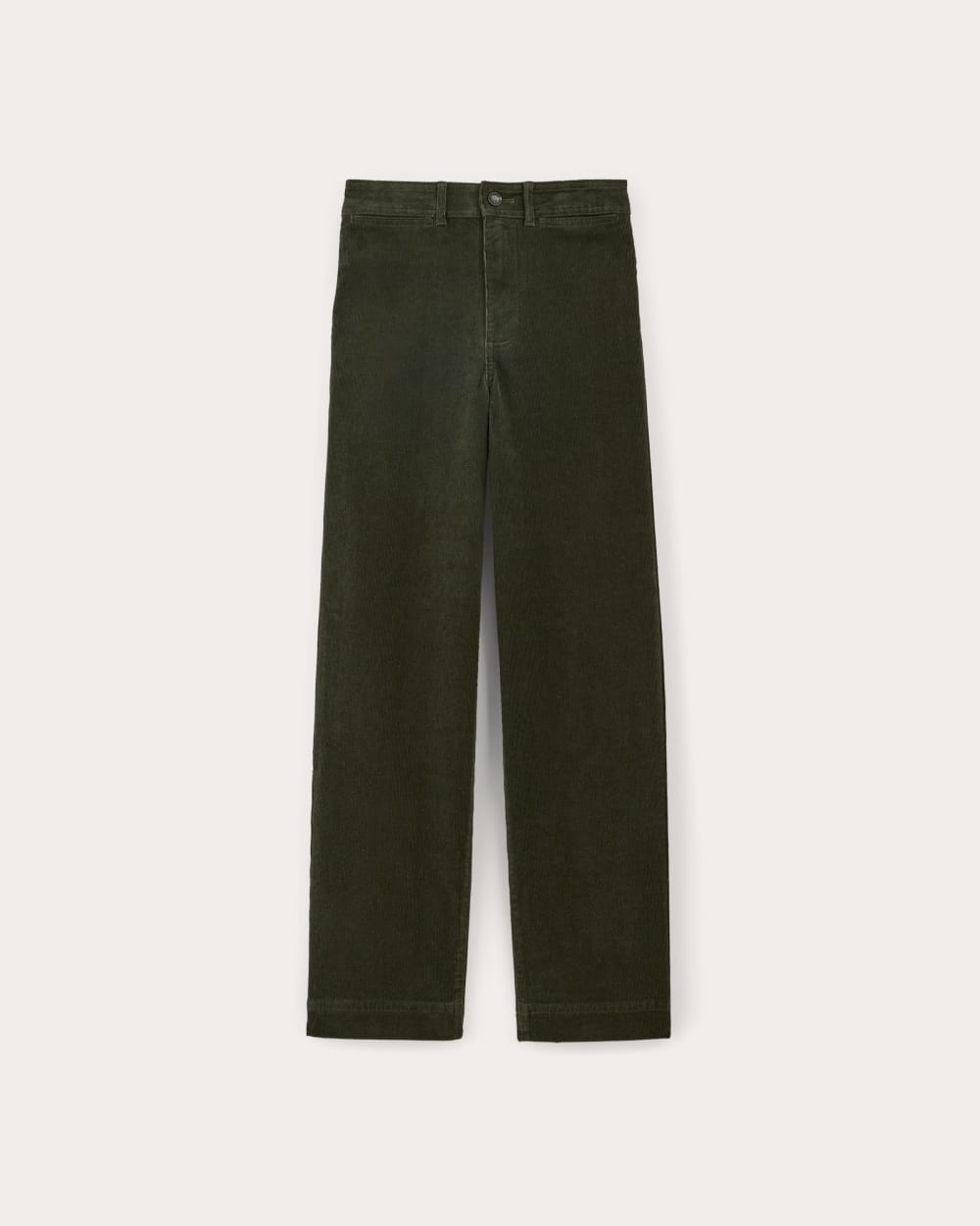Alternative view of The Sailor Pant In Corduroy | Dark Forest