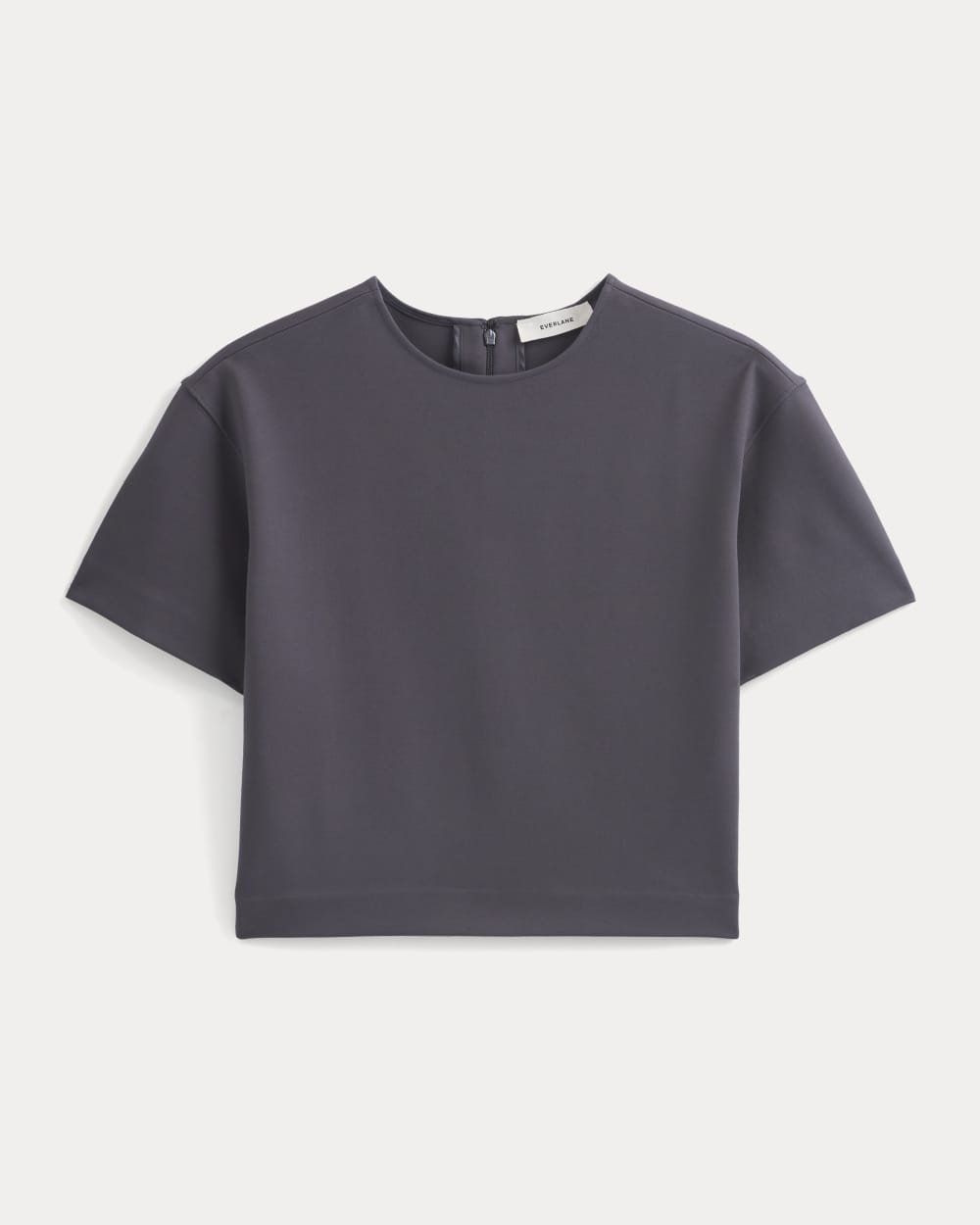 Alternative view of Ponte Oversized Tee | Graphite