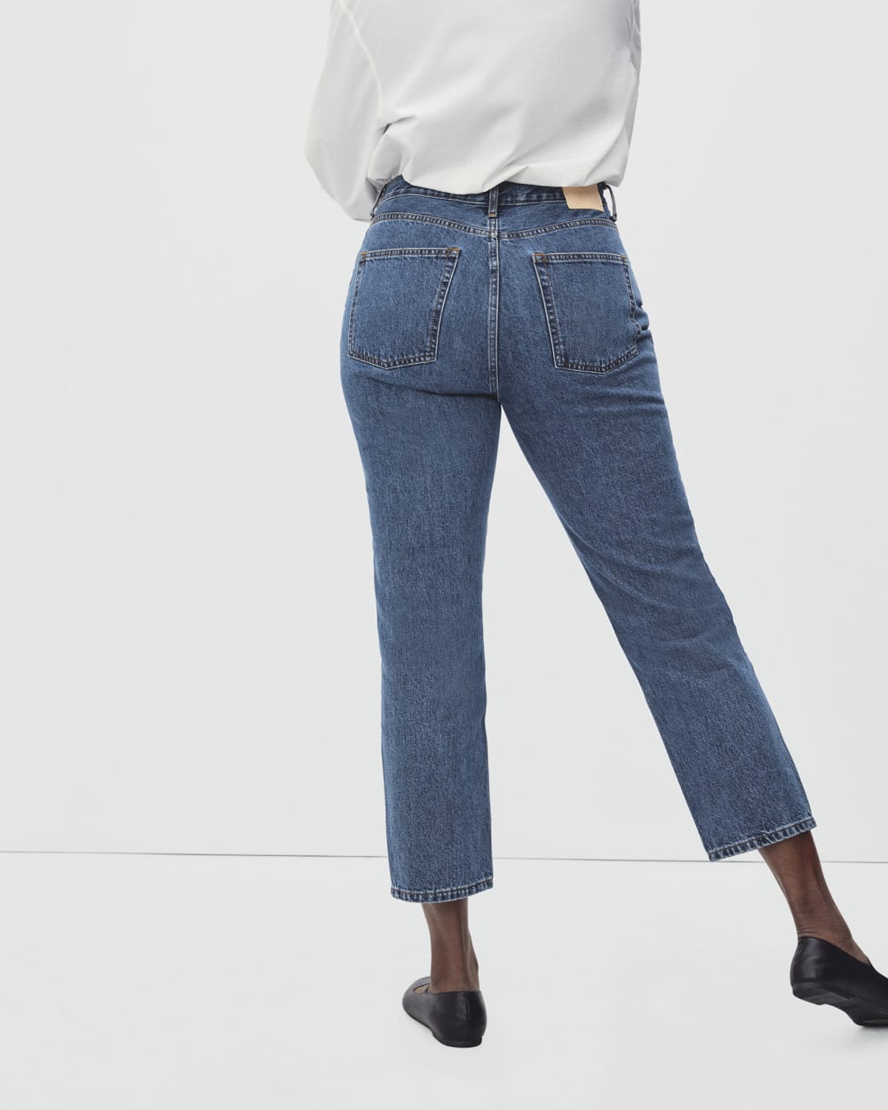 The '90s Cheeky Hourglass Jean | Medium Blue Wash | 28.5" Inseam - Image 5