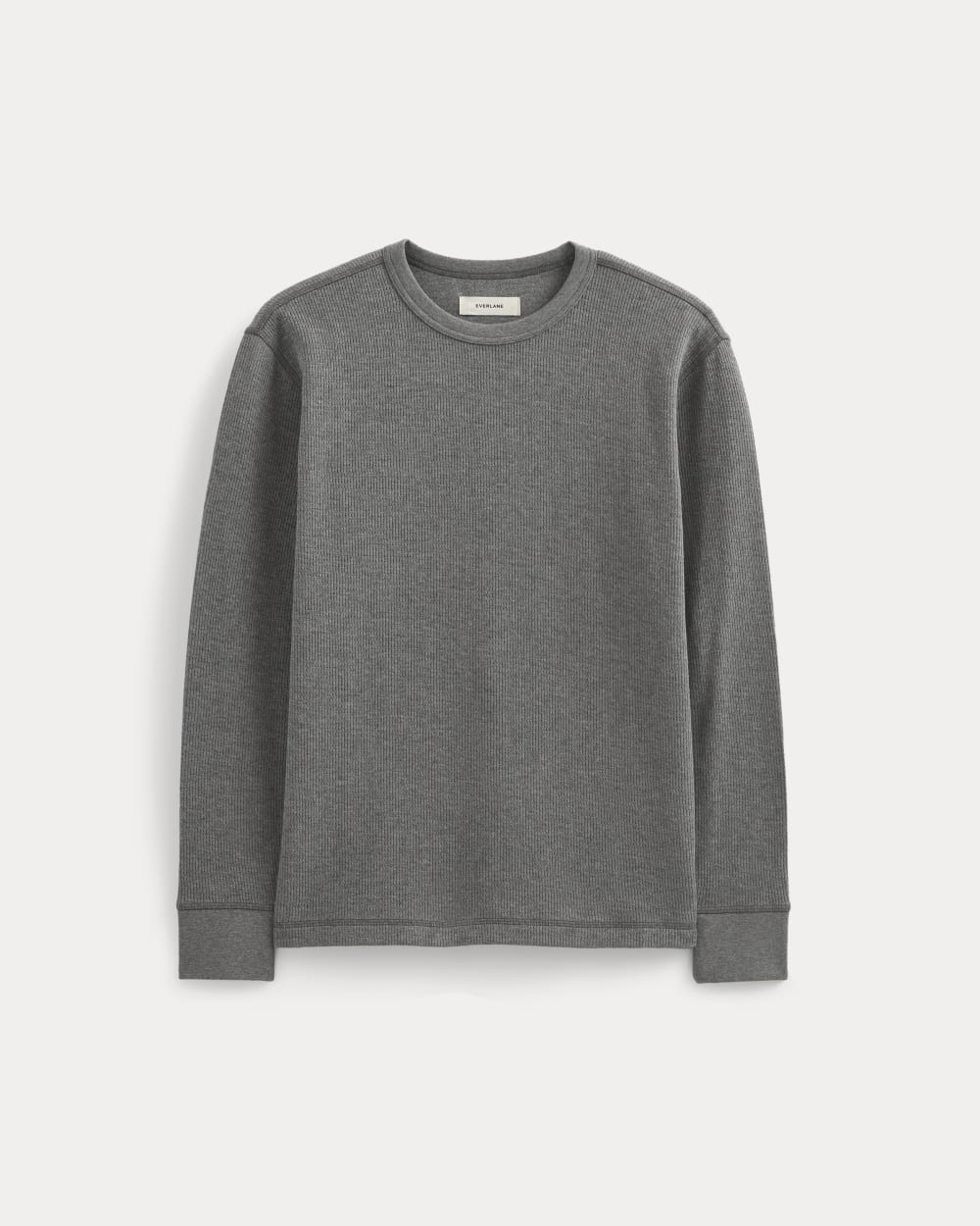 Thermal Crew In Cozy Waffle | Heathered Charcoal - Image 2