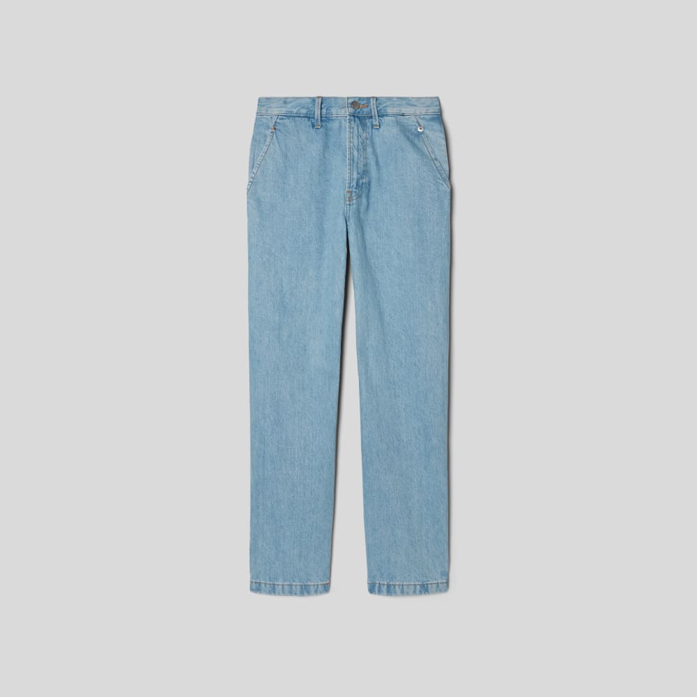 Alternative view of The Cinch Back Utility Jean | Sunkissed Blue