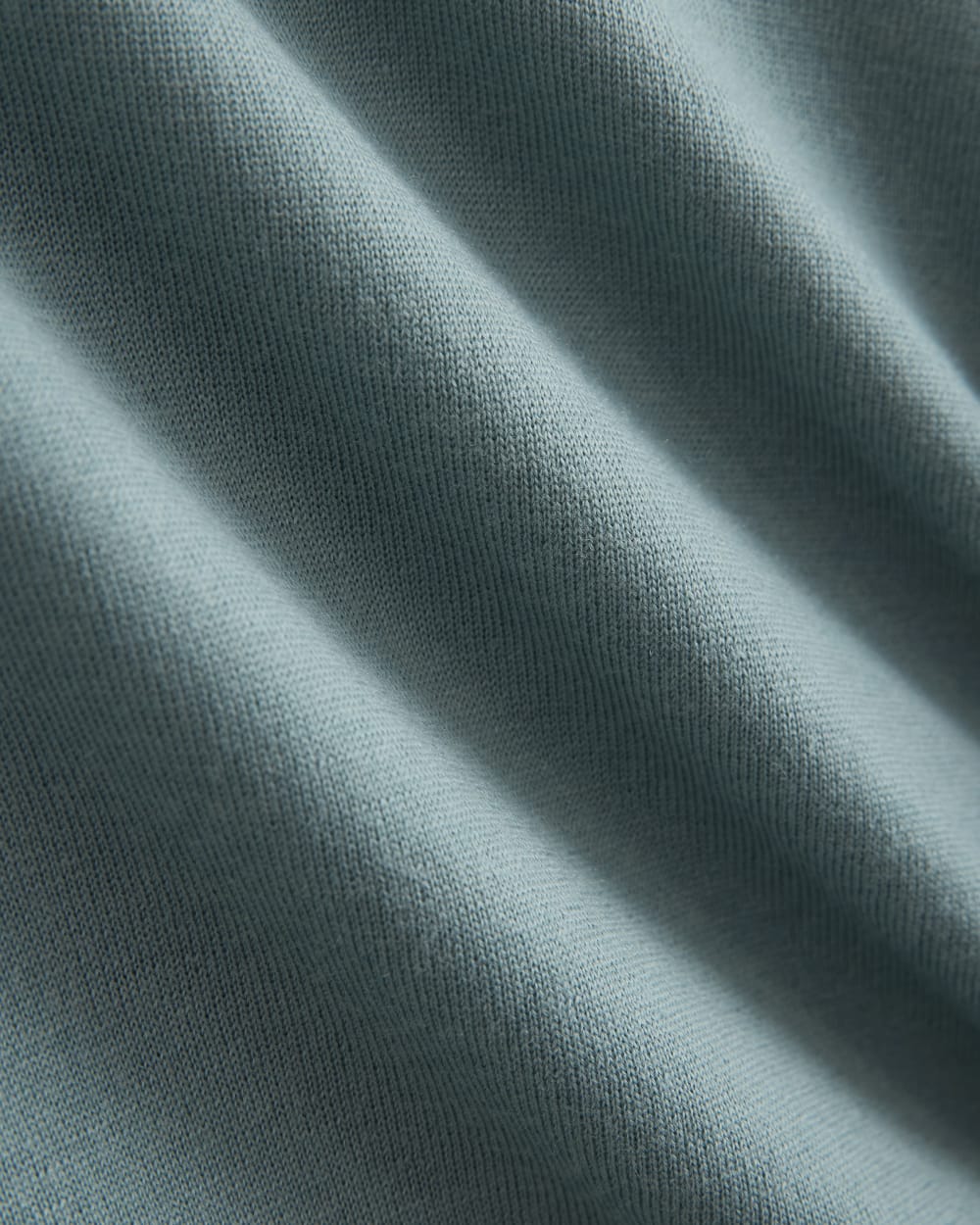 Oversized Polo In Ultrafine Merino | Gray Mist - Image 6
