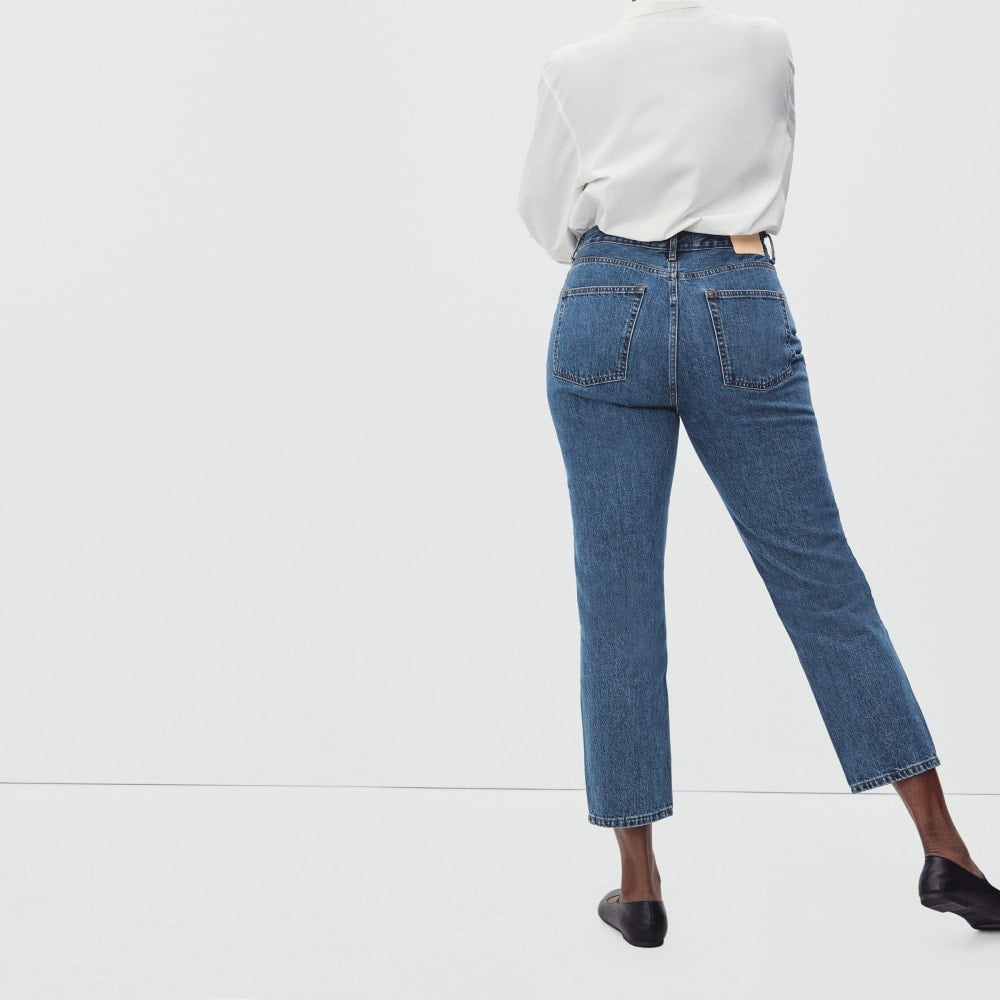 Alternative view of The '90s Cheeky Hourglass Jean | Medium Blue Wash | 28.5" Inseam