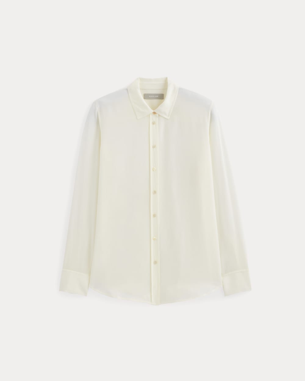 Alternative view of The Must-Have Shirt In Washable Silk | Off-White