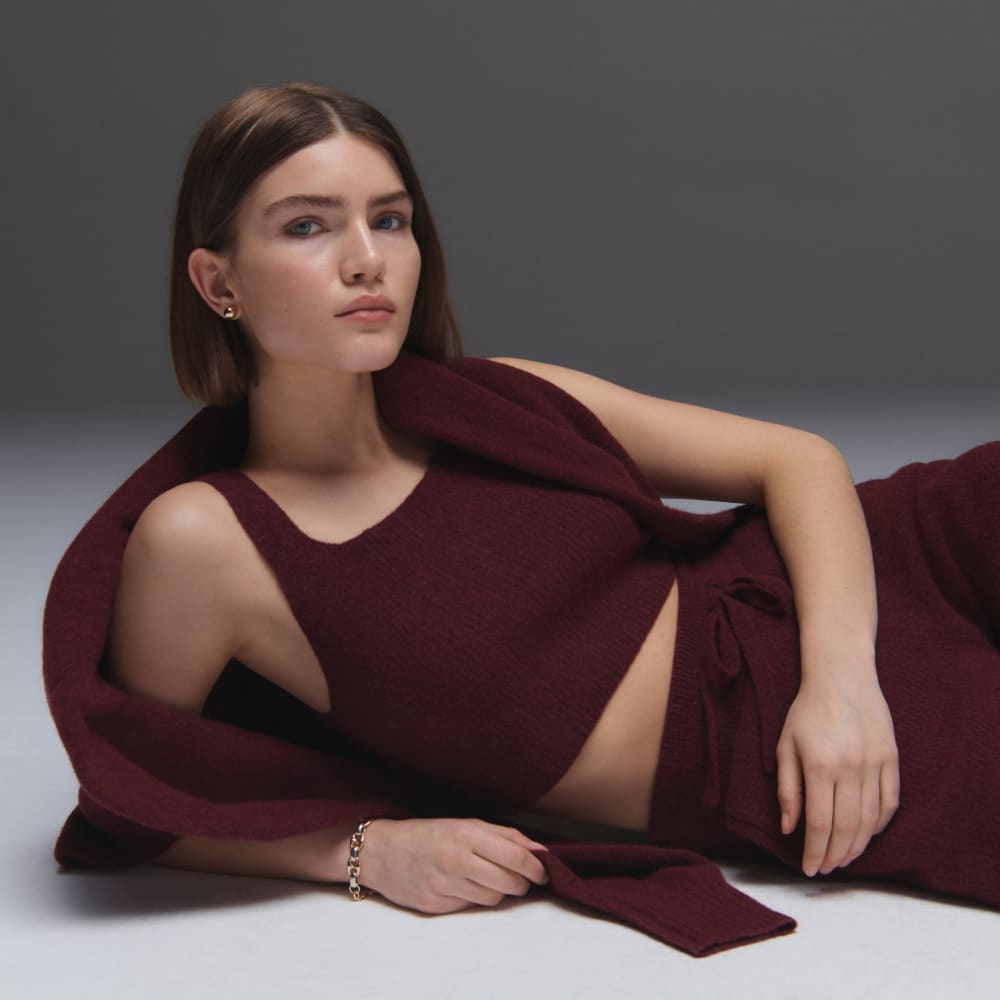 The Cozy-Stretch Tank | Brandy - Image 5