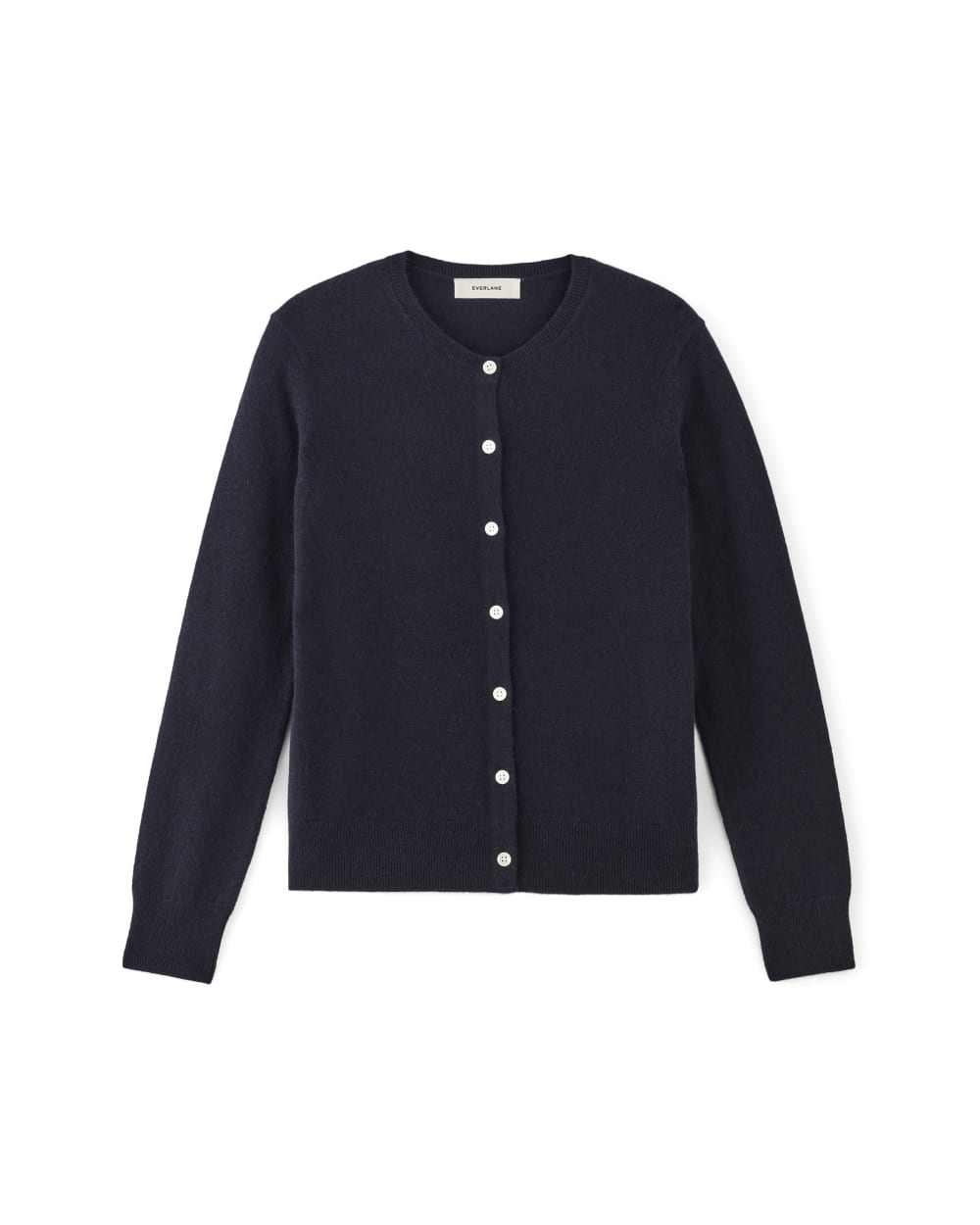 The Classic Cardigan In Cashmere | Navy - Image 2